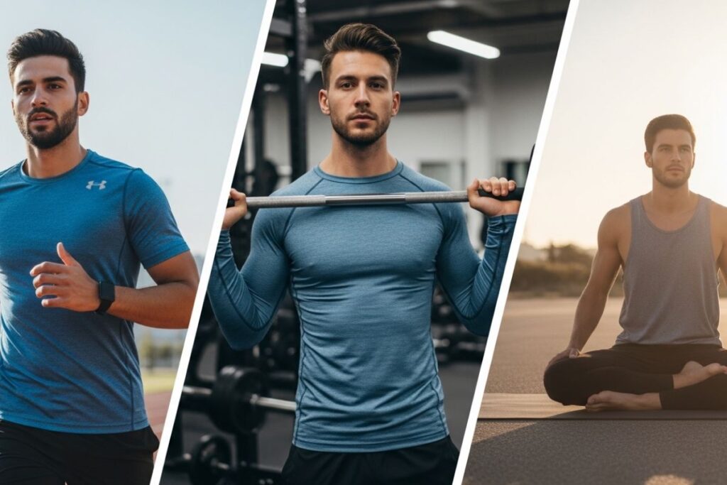 Bleiben Sie aktiv mit Herren-T-Shirts und Tops für tägliche Workouts Men’s T-Shirts