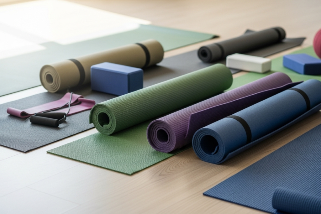 Yogamatten, die Kraft, Flexibilität und achtsame Praxis fördern Yoga Mats